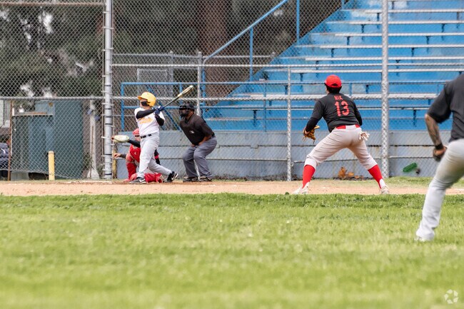 Crack the bat for a homer at Houghton Park in Mc Kinley.