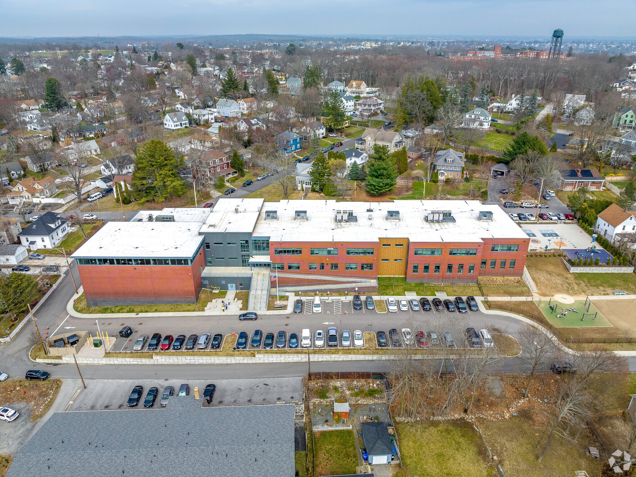 Aerial View of McGuire Elementary School