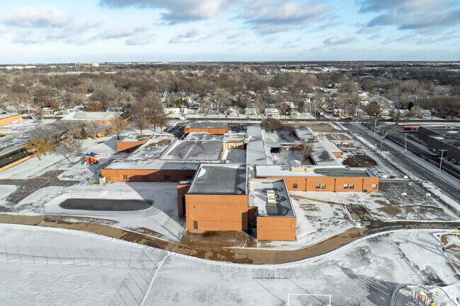 This is the back side of Caldwell Elementary School.