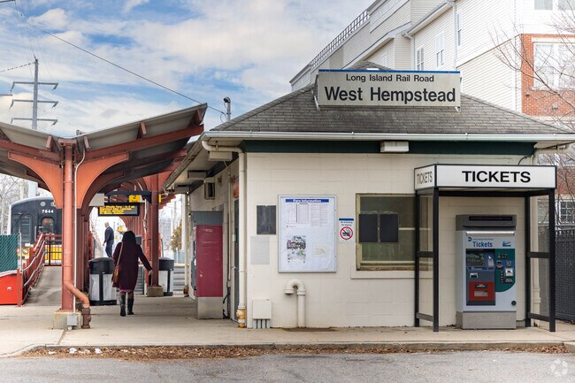 The LIRR from West Hempstead reaches NYC in approximately 50 minutes.