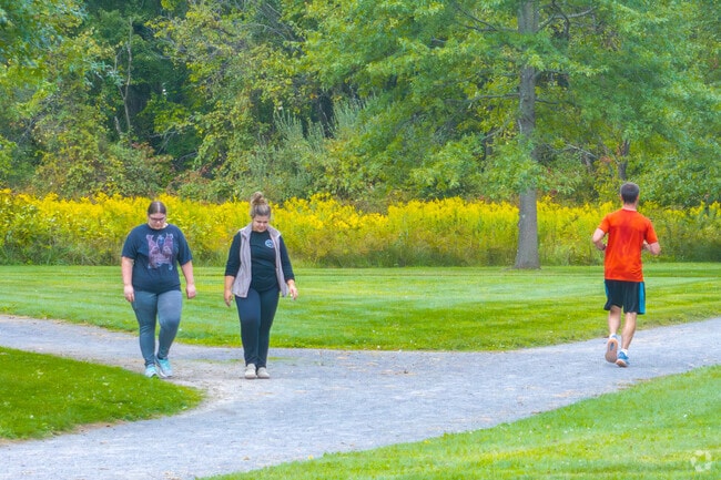 Lime Bluff Recreation Area has a winding walking trail that Picture Rocks residents can enjoy.