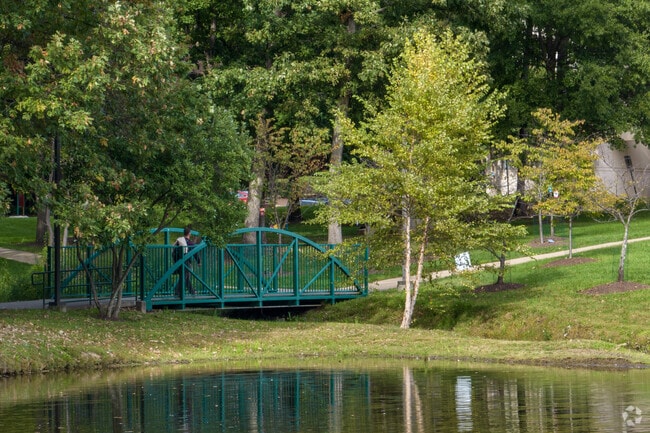 George Mason University has a park like campus.