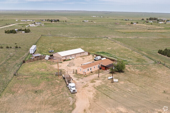 Homes with several acres can be found in Yoder.