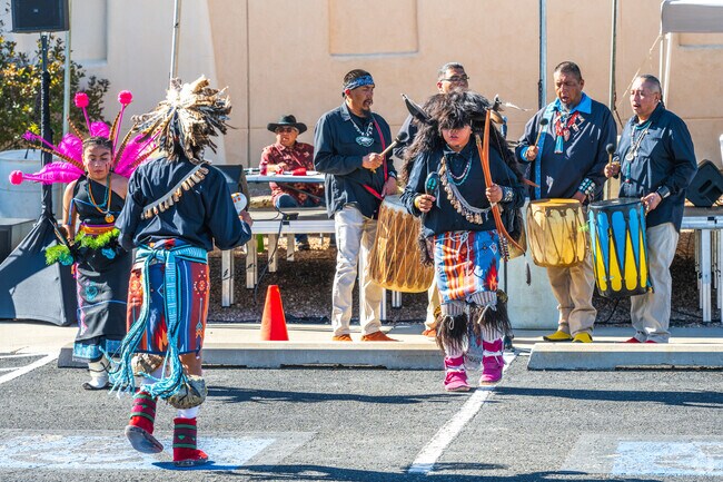 Pojoaque’s Pathways Festival features traditional Pueblo dance near El Rancho.