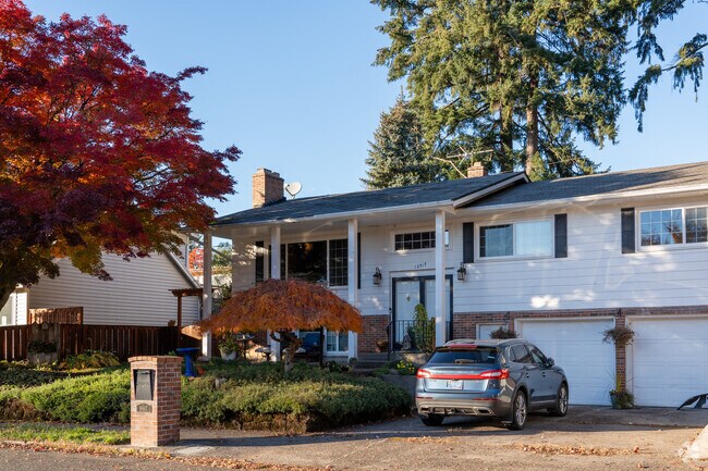 Modern two-story homes are common in the Centennial neighborhood.