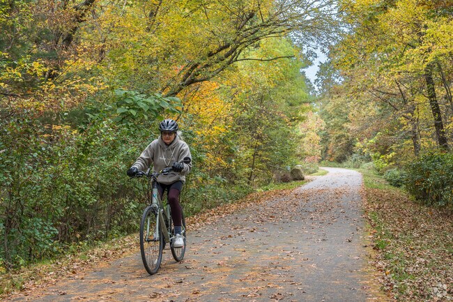 Cyclists can take to the Blackstone River Greenway, which runs through town.