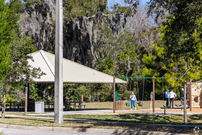 Friends and family come together at Vail Point Park in St. Augustine Shores.