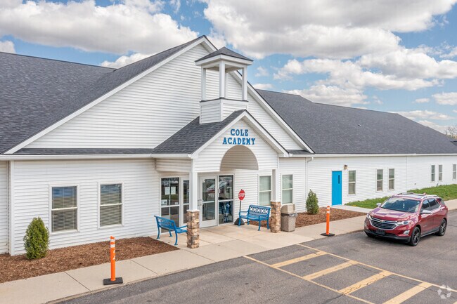 Cole Academy serves students in the Colonial Village neighborhood.