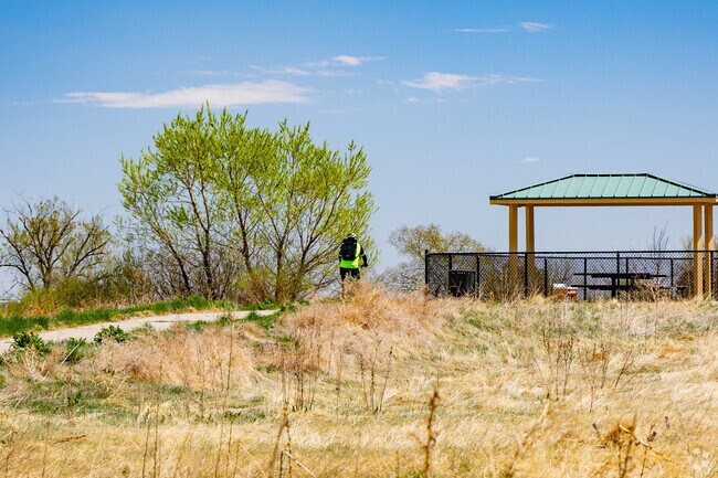 Southeast of Norfolk Glen, residents can bike along the High Line Canal Trail.
