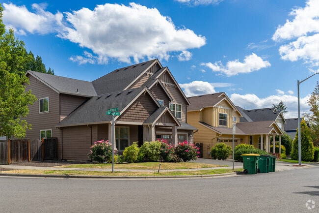 You'll find newer traditional homes in Marlene Village.