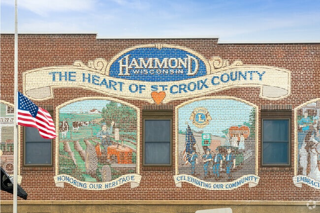 Hammond, Wisconsin offers the opportunity to live close to the Minneapolis–St. Paul metro area while enjoying a rural lifestyle.