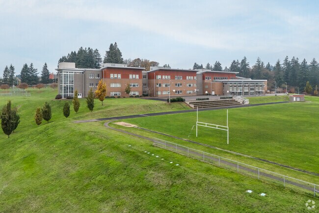 Straub Middle School has plenty of outdoor activities for the attending students.
