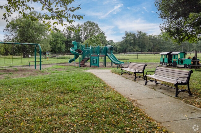 Bring the kids to the playground at Leakin Park near Rognel Heights for a fun-filled day.