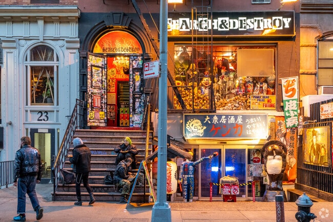 The punk scene is very much alive and well in the East Village.