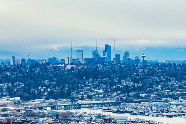 Sunset Hill is a short drive north of downtown Seattle.