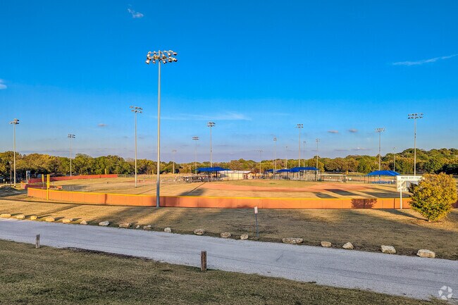 White Settlement's Central Park offers multiple baseball diamonds for simultaneous summer games.