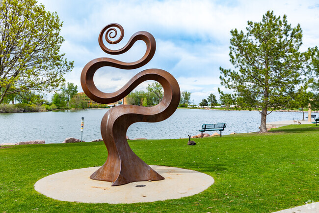 E.B. Rains Jr. Memorial Park in Northglenn has a sculpture by Webster Lake.