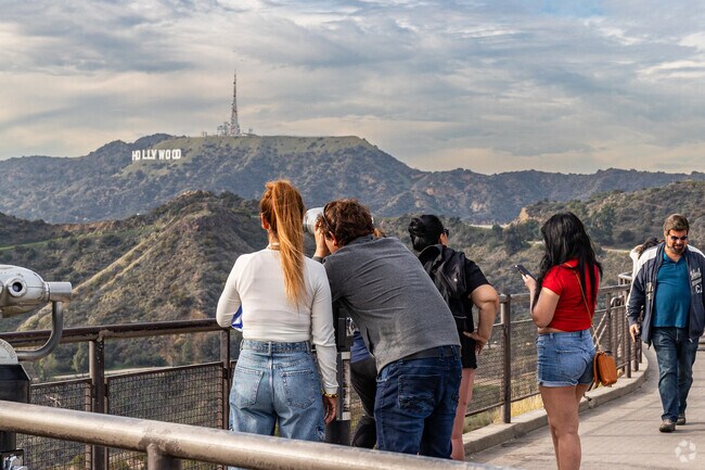 Burbank visitors can drive up Griffith Park for breathtaking views of the Hollywood sign.