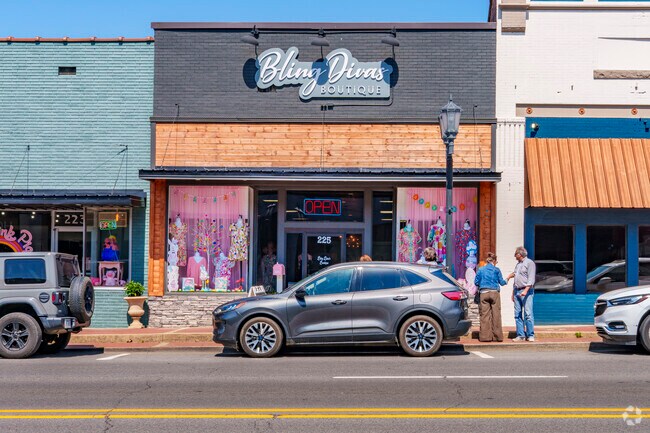 Charming local boutiques line Main Street in Malvern, offering unique finds and friendly hometown service.