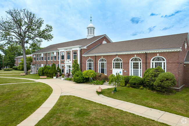 The historic main building of Glenwood Elementary School, Short Hills, NJ.