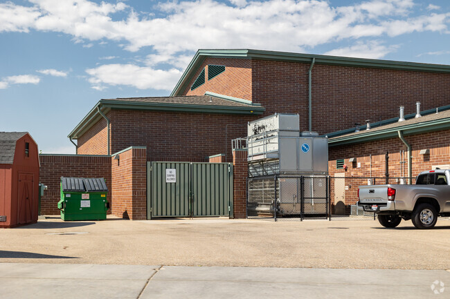 Loading docks at Paramount Elementary School.