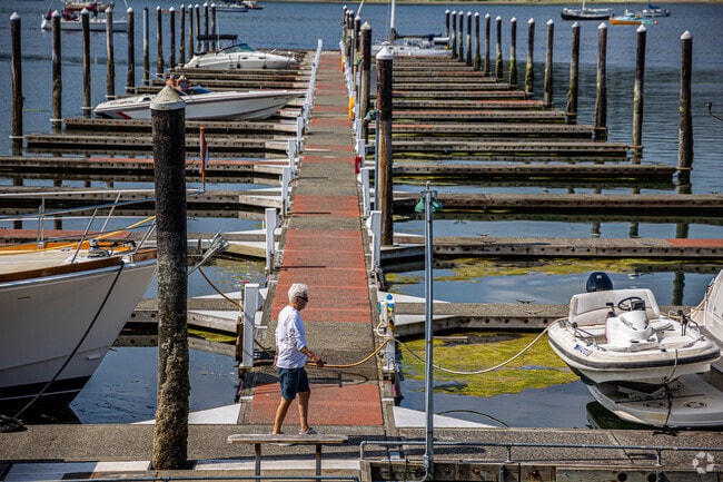 Poulsbo is home to the Liberty Bay marina and is the perfect spot to take off across the bay.