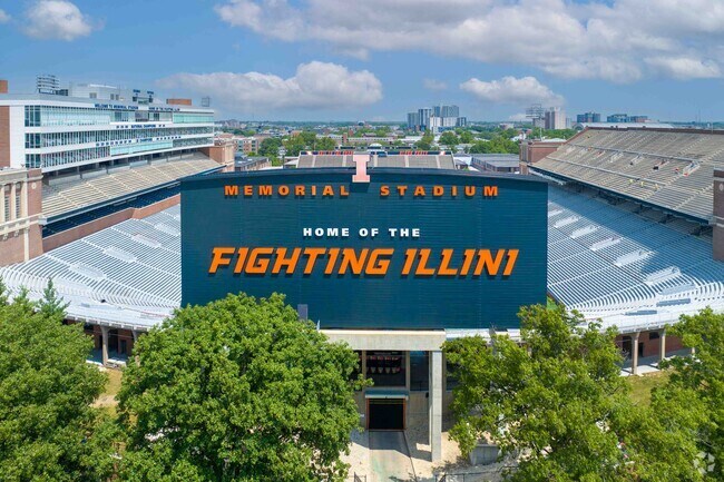 The University of Illinois is a public university located near the Garden Hills area.