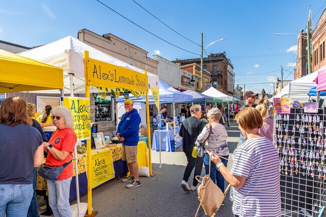Organizations raise money for good causes at The Irwin Street Market.