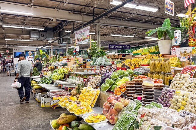 Hmong Village on the edge of the Roosevelt-Phalen Center neighborhood is known for its fresh produce.