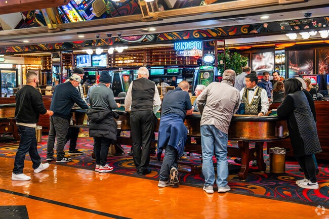 Downtown Reno is the central gaming location with multiple casinos on South Virginia Street.