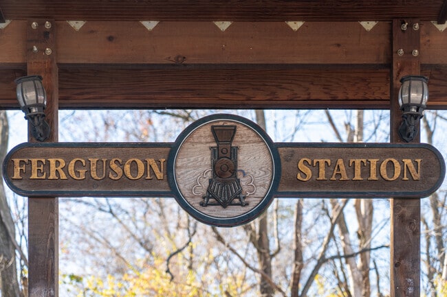 In 1850, William Ferguson made a deal to allow the Wabash Railroad to construct a station here.