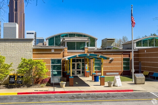 Entrance to Centennial Academy