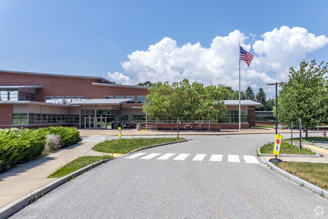 An inviting campus awaits learners at Archie R. Cole Middle School in East Greenwich.