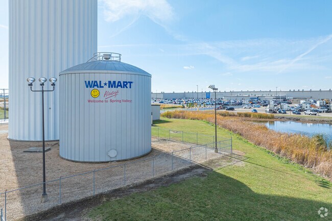 Spring Valley’s Walmart distribution center provides steady jobs for local residents of Dalzell.