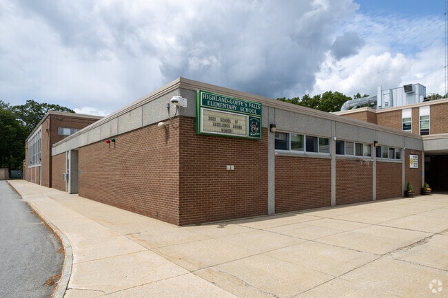 Highland-Goffes Falls School in Bedford has approximately 378 students.