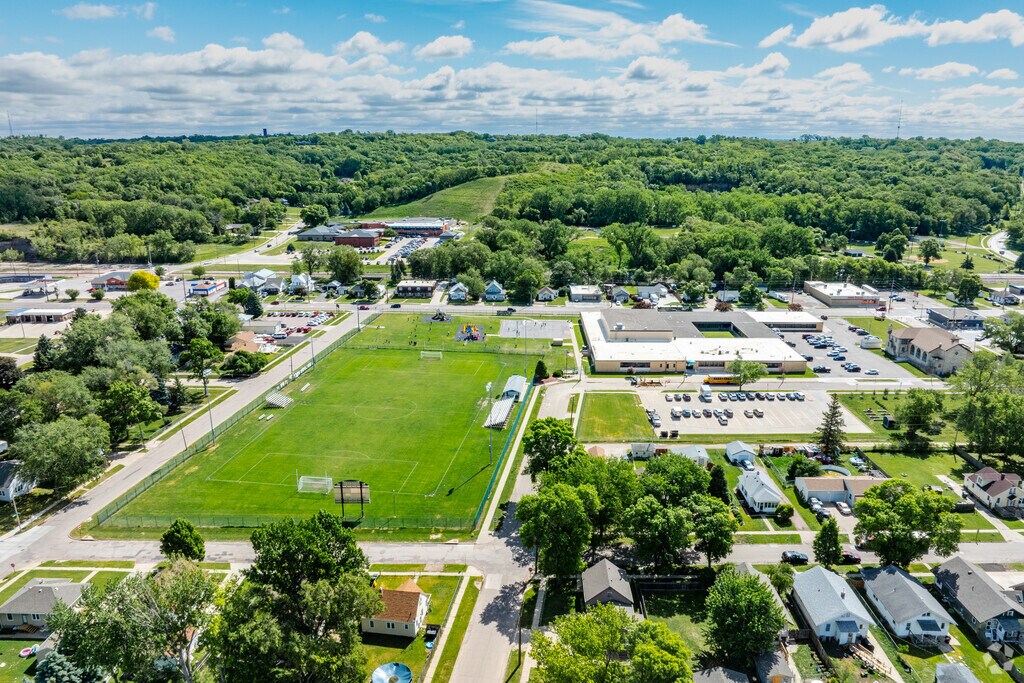 Students love the playground and socce field at Riverside Elementary School.