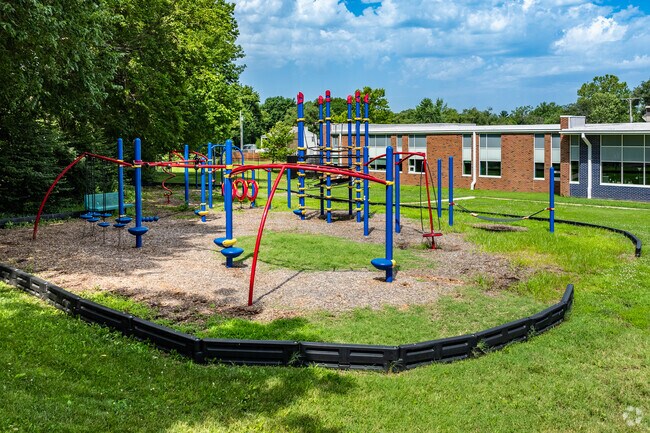 Kennedy Elementary School an updated playground for the kids.
