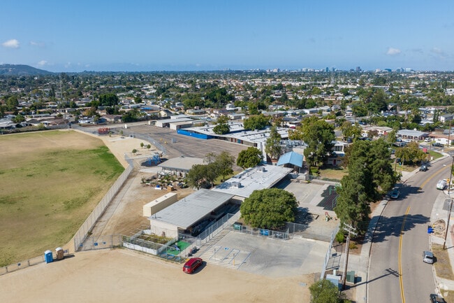 An elevated view of Sequoia Elementary School.