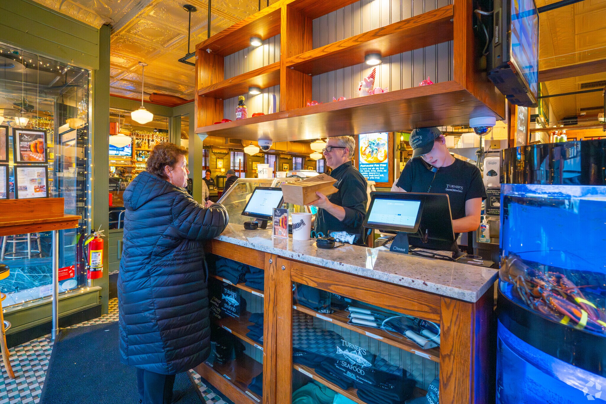 Buy fresh cuts of fish from Turner's Seafood Grill & Market in Melrose.