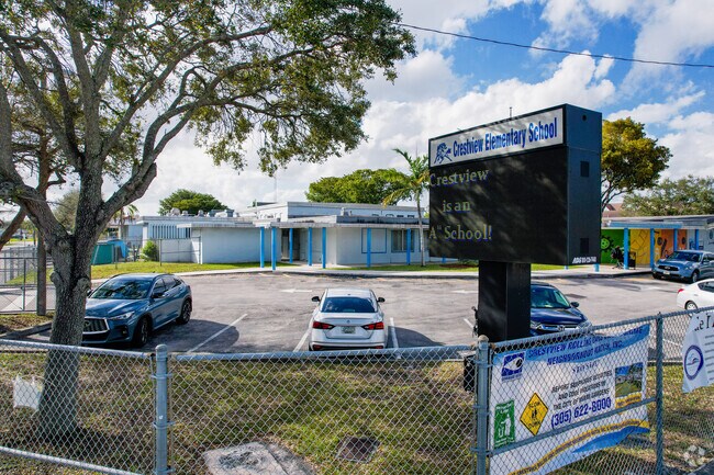 Crestview Elementary School serves students in Scott Lake from preschool through fifth grade.