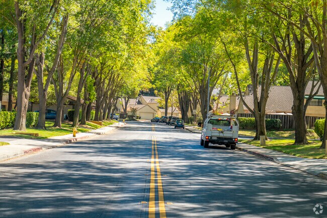 Makati Condominiums have tall trees for your privacy and shade from the summer heat.