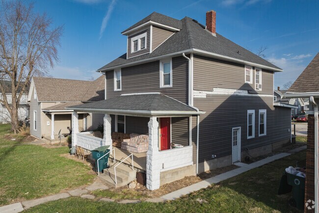 Because of its proximity, many Ball State University students rent American Four Square homes in Westside.