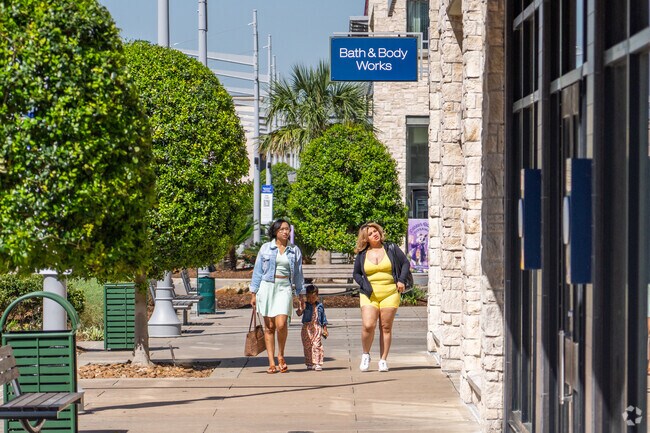 Pearland Town Square, near Southern Trails, offers name brand shopping opportunities.