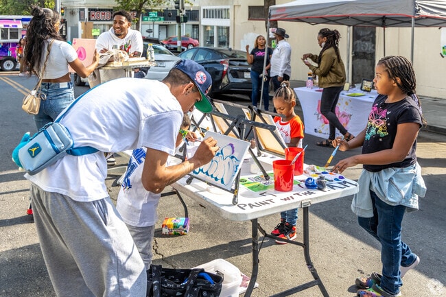 Visitors can test their inner painters at the Melrose Street Festival and Artwalk.