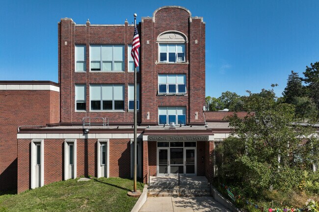 Kids spend their days at Cherokee Heights Elementary in St Paul's West Side neighborhood.