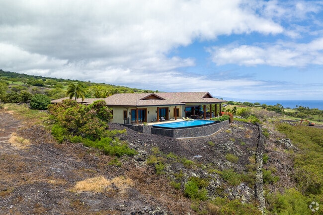 Many homes are built on large tracts of land.