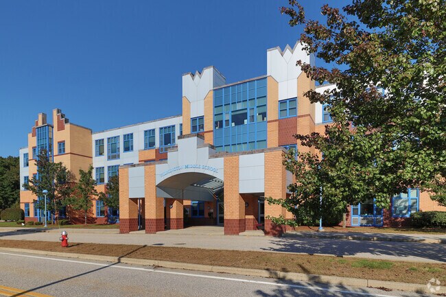 All of the students in town converge into Wilmington Middle School for Grades 6 to 8,