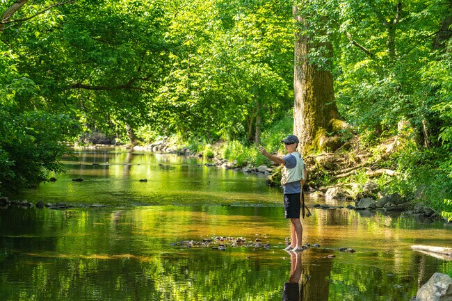 Head to Saw Mill Park to cast your line in Darby Creek.