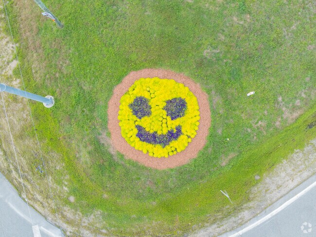 Drive along Route 106 and smile at the face that's always smiling back in Loudon.