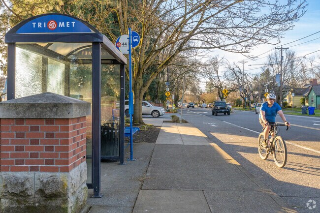 Residents can take the Tri-Met or designated bike lanes throughout University Park.
